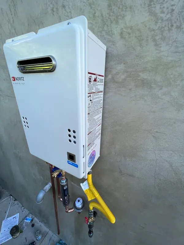 Tankless water heater installation for Hazeltine homes